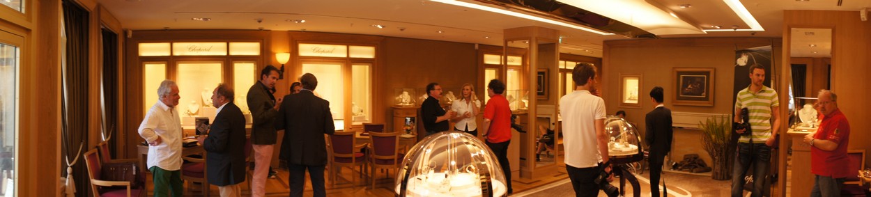 Präsentation Chopard-Uhr mit Jochen Mass